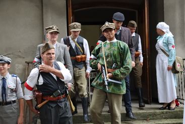 Inscenizacja historyczna i koncert patriotyczny podsumowały wieluńskie uroczystości związane z 80. rocznicą wybuchu Powstania Warszawskiego